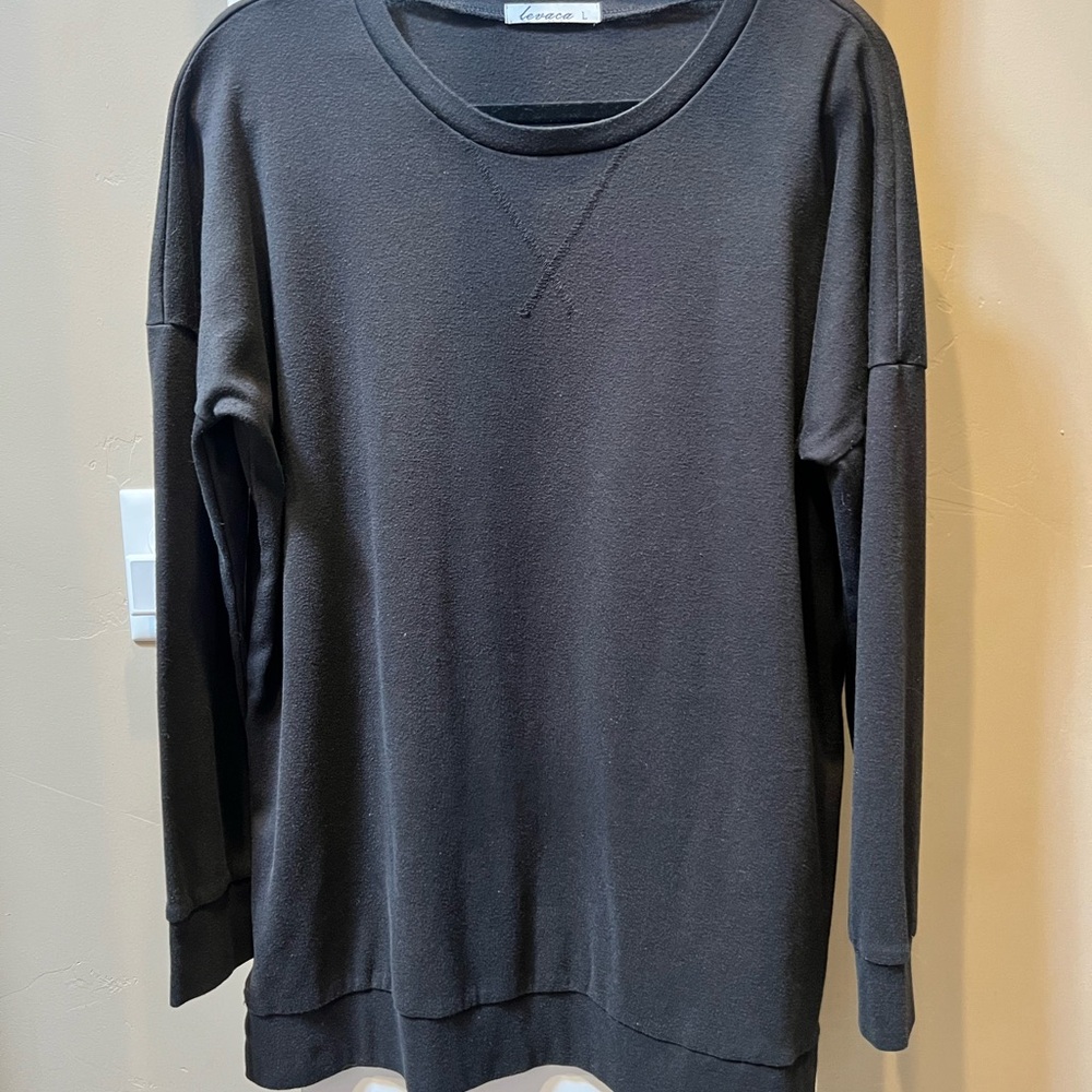 Bundle of 3 Tunic Sweatshirts Black/Navy Blue/Gray